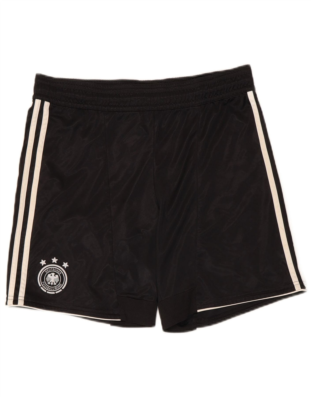 Pantaloni scurți sport ADIDAS Deutscher Fussball Bund pentru bărbați, poliester negru mic