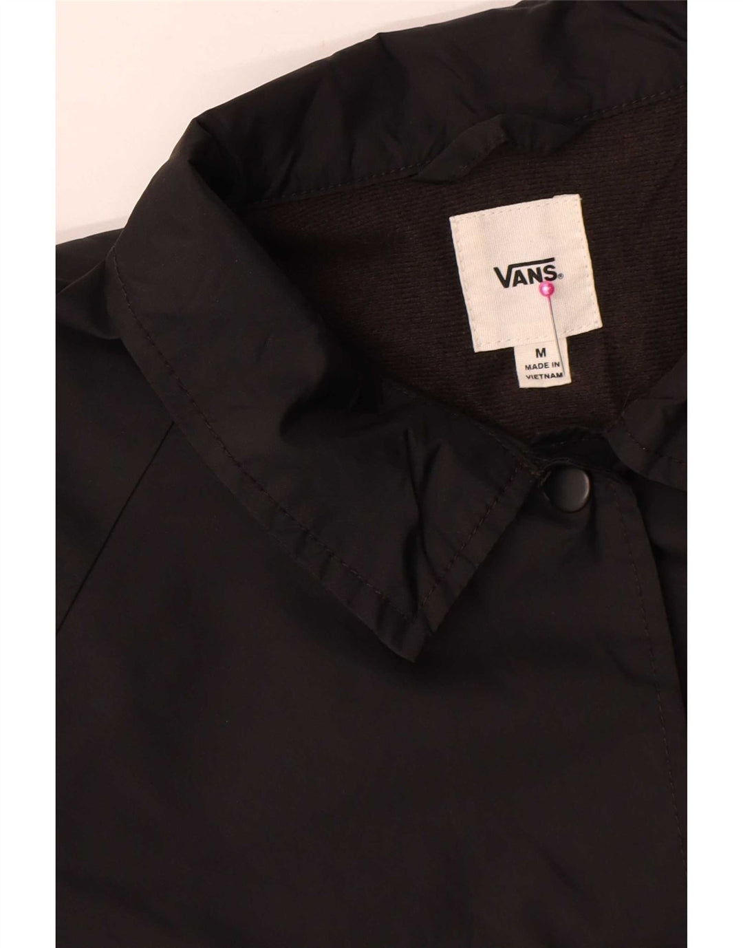 Jachetă de ploaie grafică Vans pentru femei UK 14 Poliester mediu negru