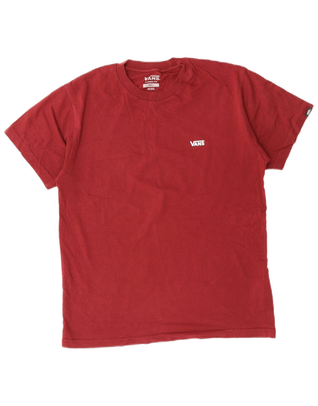 Tricou VANS Classic Fit pentru bărbați Top mic din bumbac maro