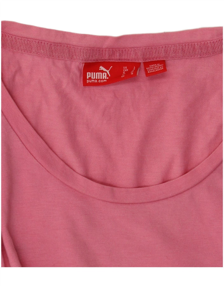 Tricou cu grafic Puma pentru femei Top UK 14 Medium Pink