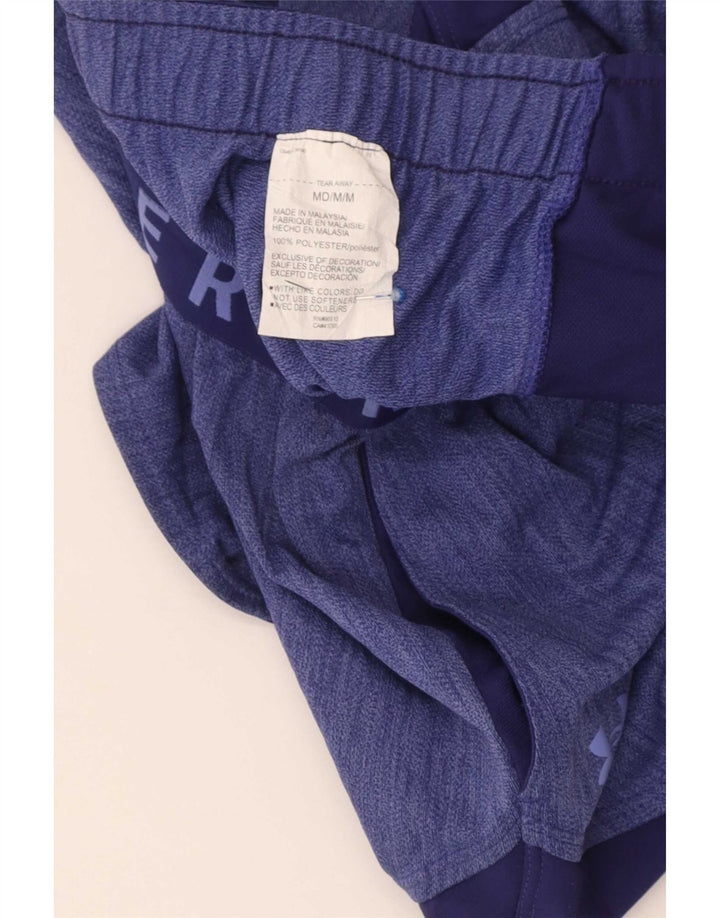 Pantaloni scurți sport grafic Under Armour pentru femei, albastru mediu, poliester color bloc