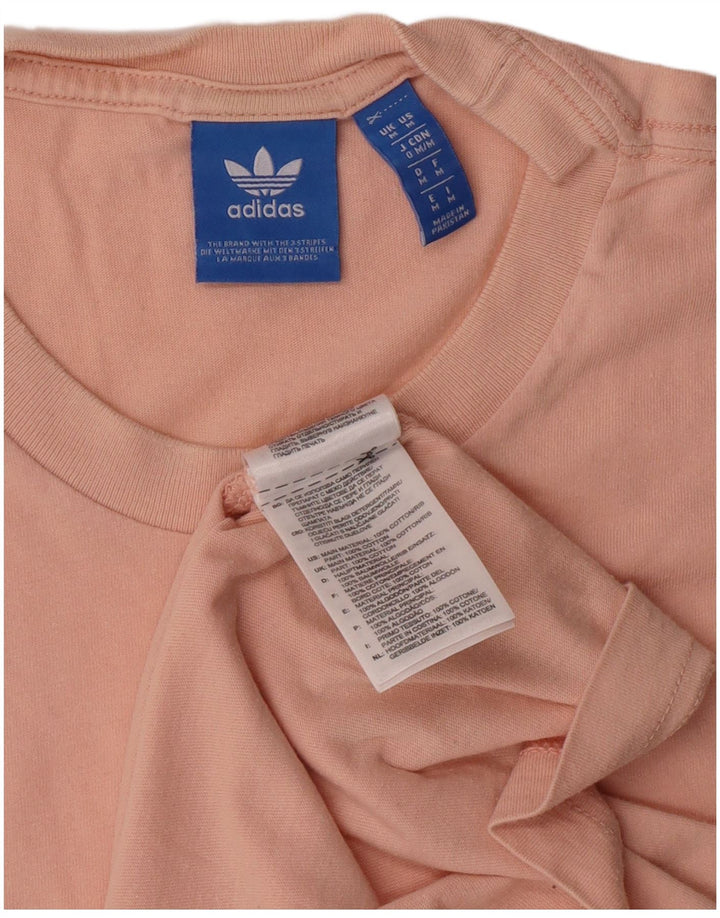 Tricou grafic pentru bărbați Adidas Top, bumbac roz mediu