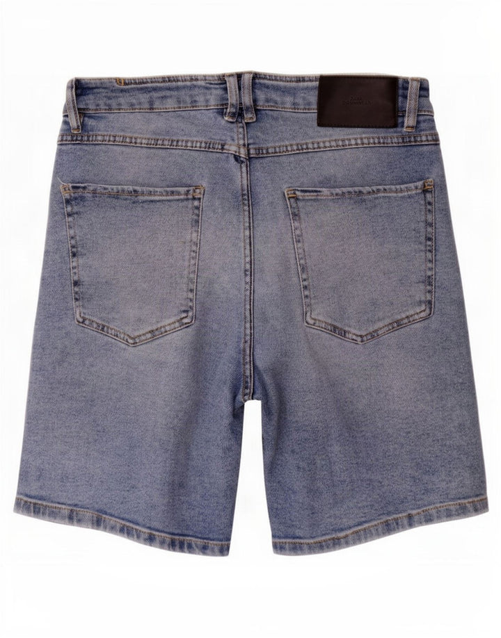 Pantaloni scurți din denim pentru bărbați Zara EU 40 Medium W31 Albastru