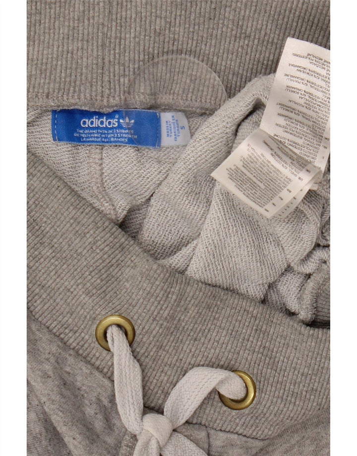 Pantaloni de trening cargo pentru bărbați ADIDAS Joggeri, bumbac, gri mic