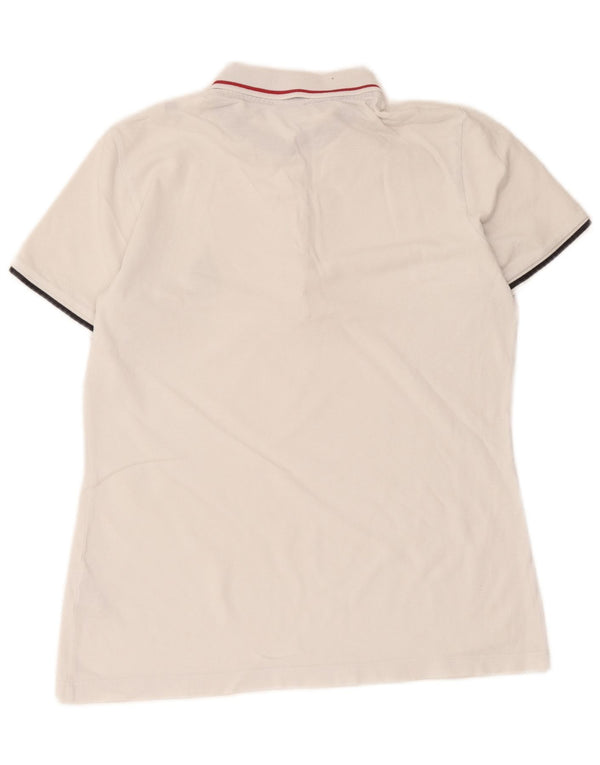 Marina Yachting Tricou polo pentru femei UK 14 Bumbac alb mediu