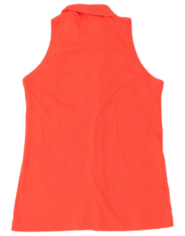 Bluză cămașă fără mâneci pentru femei Sergio Tacchini UK 14 mare bumbac roșu