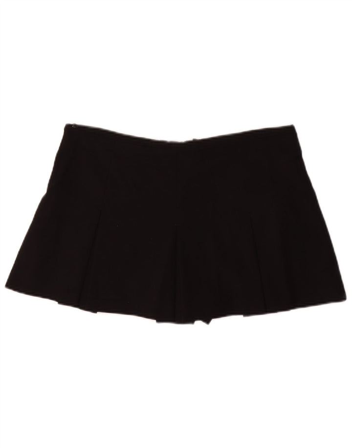 Fusta mini plisată pentru femei Zara Medium W28 Negru
