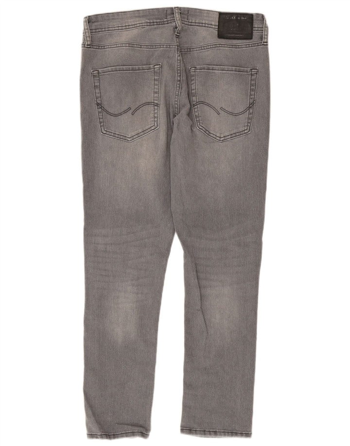 Blugi Jack & Jones GLENN Slim pentru bărbați W32 L30 bumbac gri
