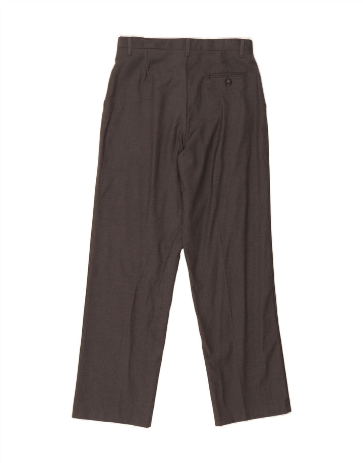 CHAPS Boys Straight Suit Trousers 15-16 Years W30 L30 Grey Polyester Vintage Chaps and Second-Hand Chaps from Messina Hembry 