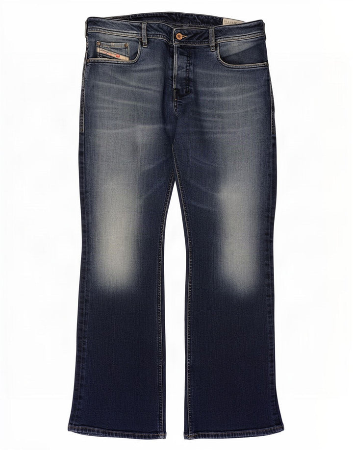 Jeans Bootcut pentru bărbați Diesel W34 L30 Bumbac bleumarin