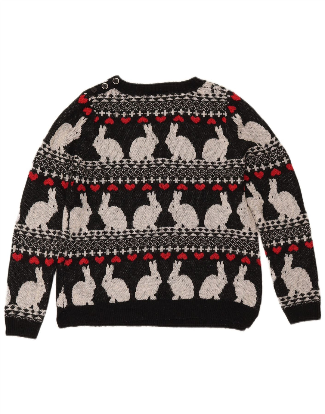 MARKS & SPENCER Pulover pentru damă cu gât de barcă UK 10 Mic Negru