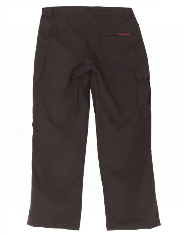 Mountain Warehouse Pantaloni cargo drepti pentru femei UK 14 Large W34 L35 Black