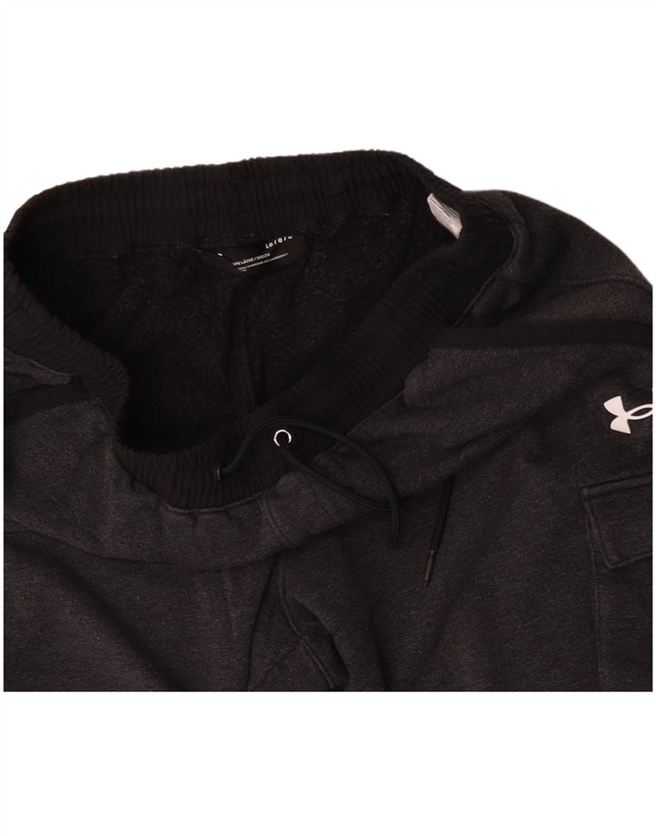 Pantaloni de trening Under Armour Cargo pentru bărbați Joggeri mari, gri, bumbac