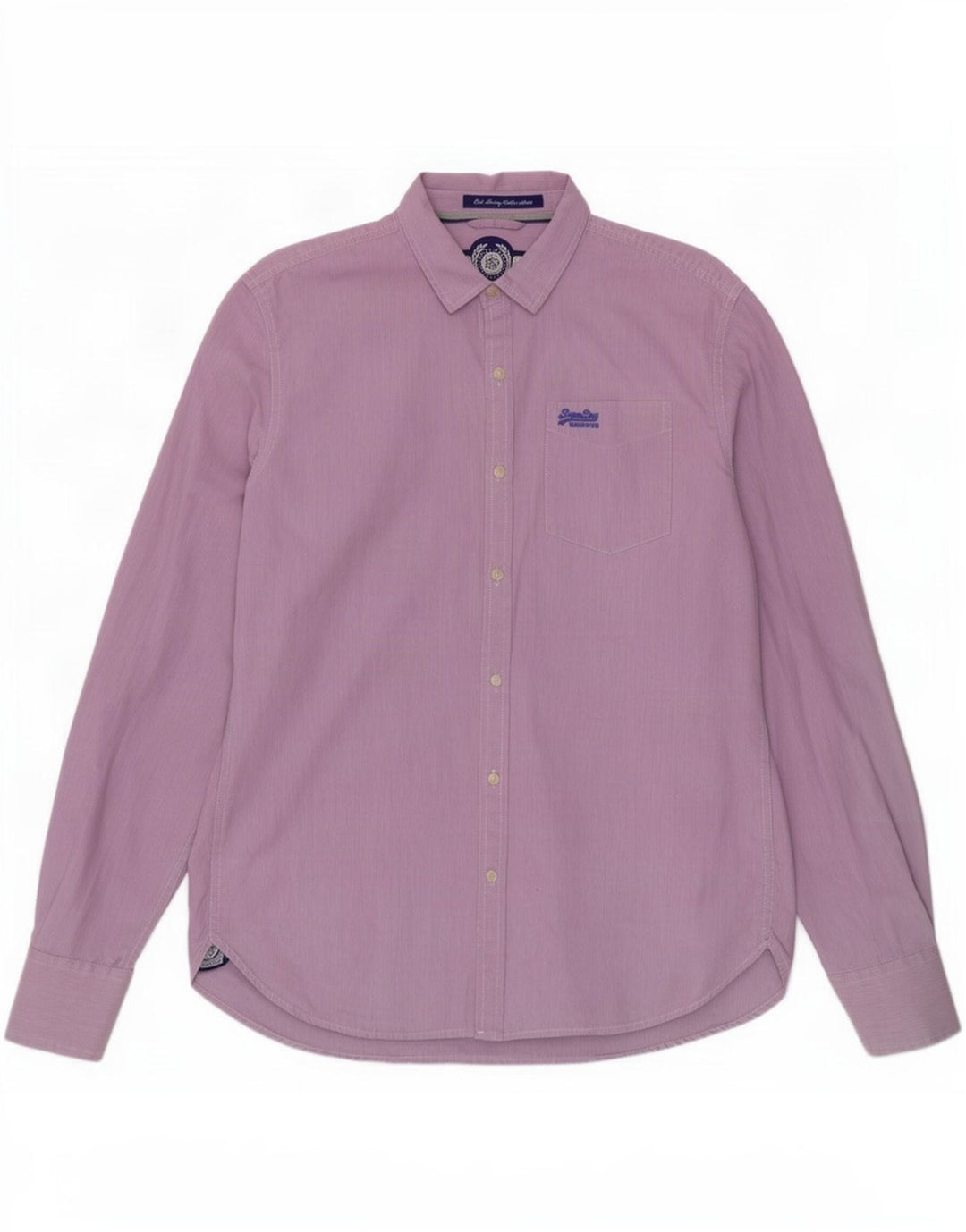 Cămașă pentru bărbați Superdry XL, purpuriu, din bumbac