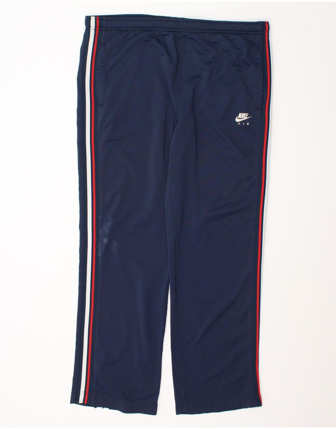 Pantaloni de trening Nike Air pentru bărbați Marea Britanie 34/36 Poliester mare, albastru bleumarin