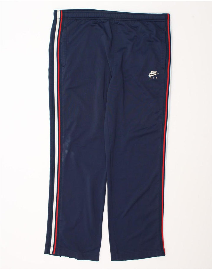 Pantaloni de trening Nike Air pentru bărbați Marea Britanie 34/36 Poliester mare, albastru bleumarin