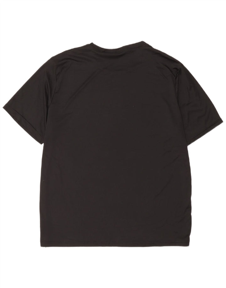 Tricou Russell Athletic pentru bărbați Top 3XL poliester negru