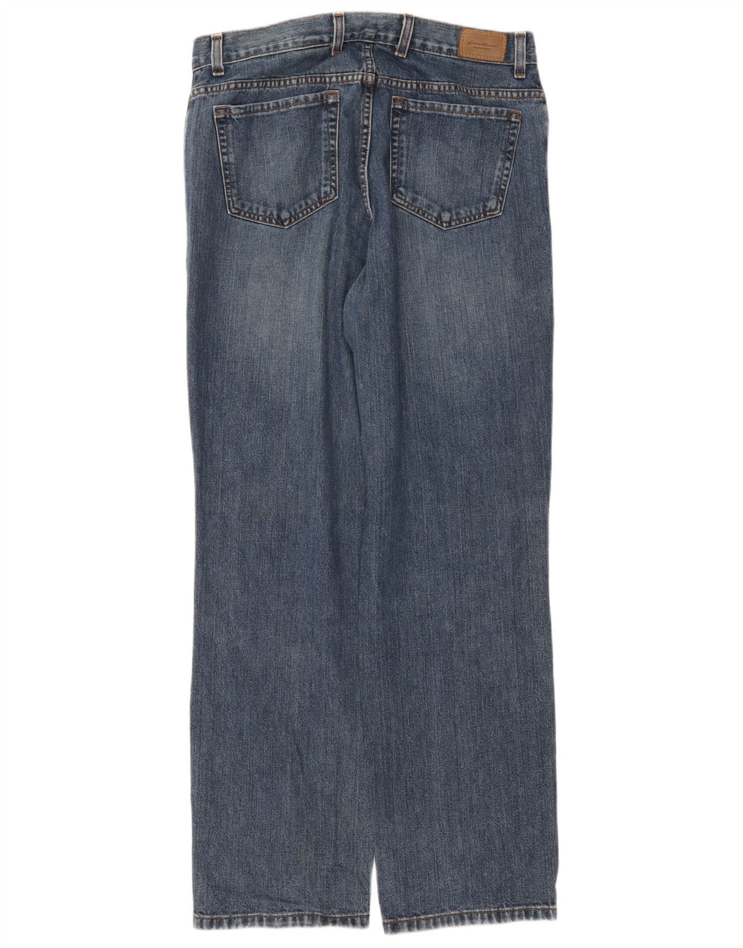 Blugi drepti pentru femei Eddie Bauer US 14 XL W36 L32 Bumbac albastru