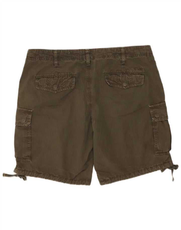 Pantaloni scurti cargo pentru femei Playlife IT 44 Medium W32 Kaki