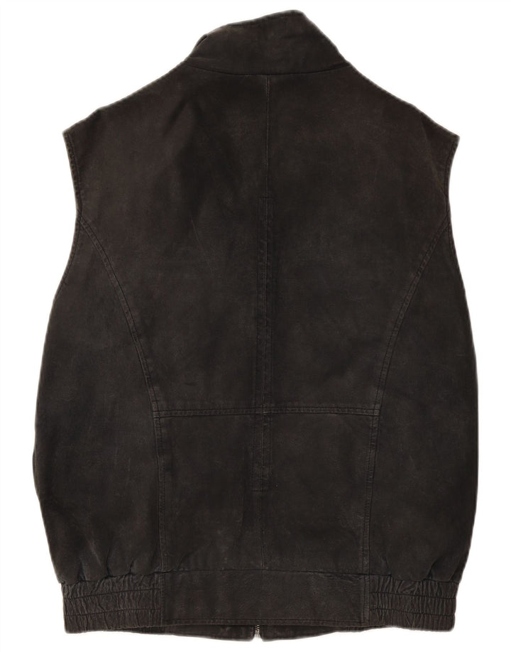 Gilet din piele pentru bărbați David Moore IT 50 Large Black