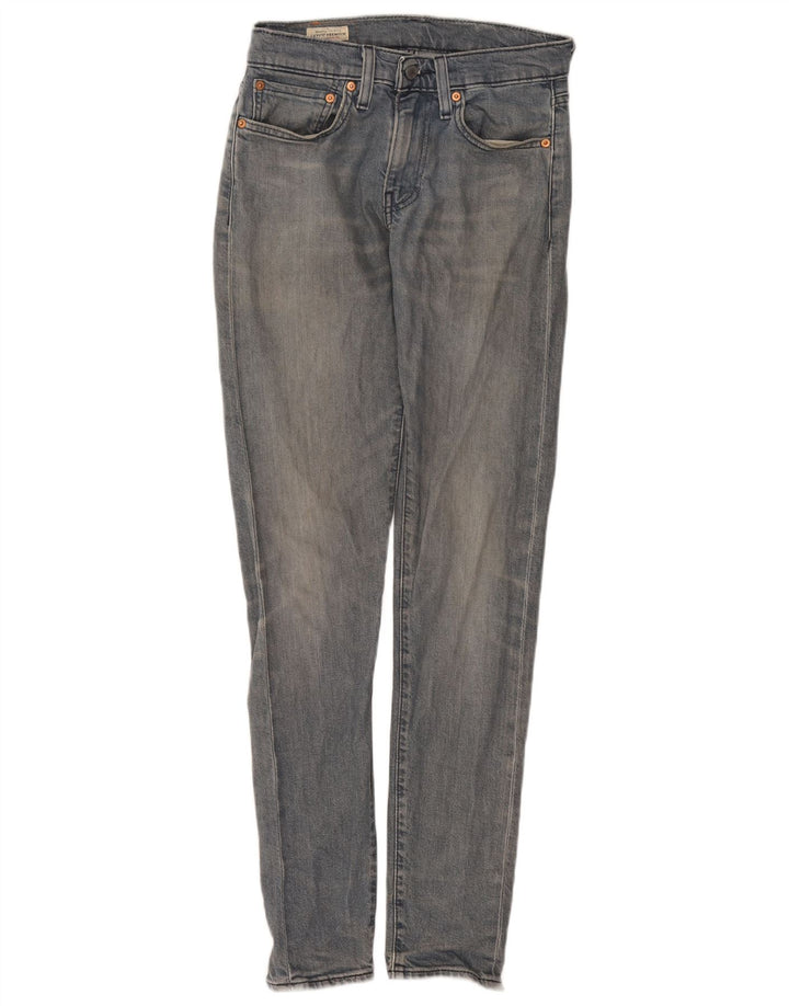 Blugi skinny de damă LEVI'S W28 bumbac albastru mediu