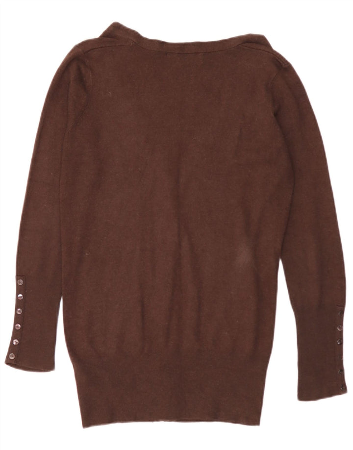 Pulover cardigan pentru femei Zara UK 12 Maro Mediu Rayon