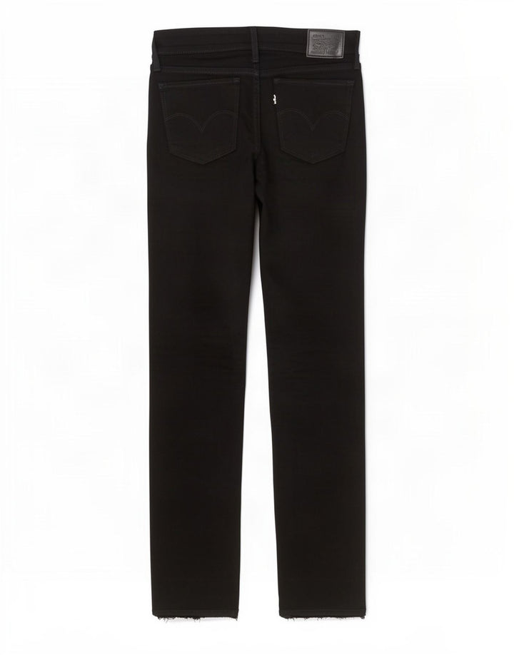 Blugi Levi's 712 Slim pentru femei W27 L26 negri