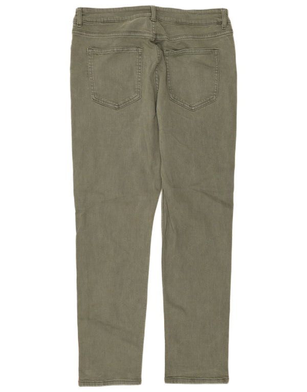 Marks & Spencer Blugi subțiri, cu tăiere relaxată, pentru femei UK 12 Medium W30 L27 Verde