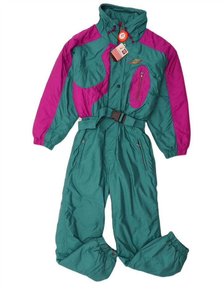 Salopetă de schi Brugi pentru femei IT 44 Medium Green Colorblock Poliamidă