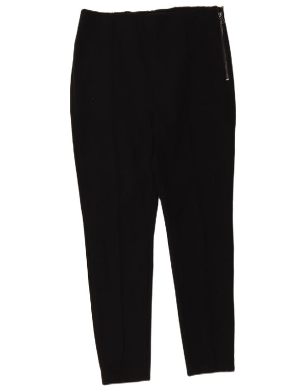 Pantaloni casual conici pentru femei Marks & Spencer UK 14 Large W30 L26 Negru