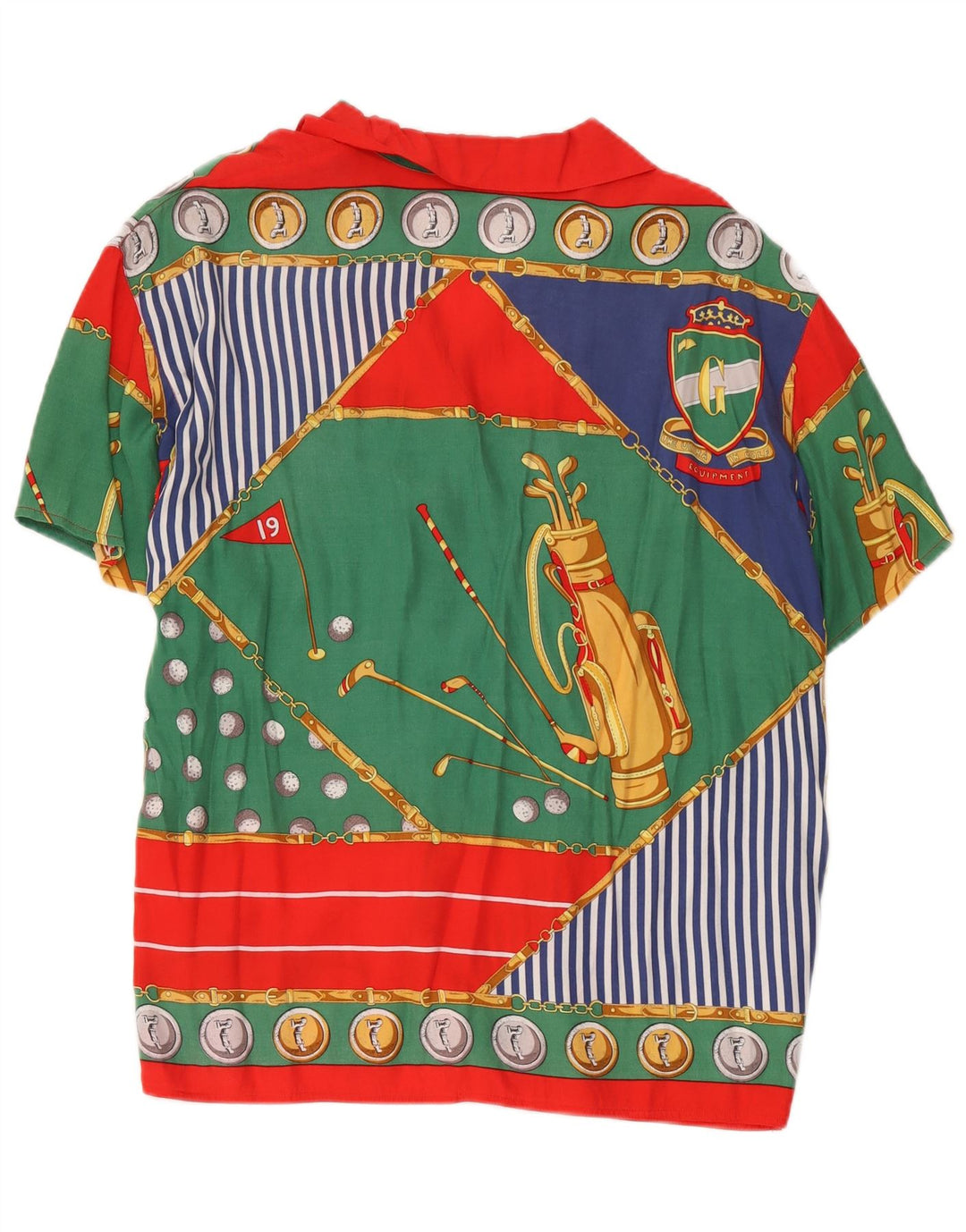 ELENA MIRO Bluză cămașă cu model abstract pentru femei UK 14 Medium Multicolor