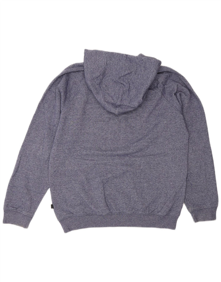 Pulover Quiksilver pentru bărbați, bumbac cu pete albastru mediu