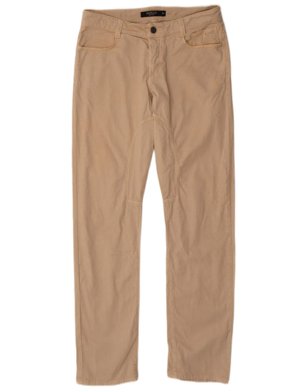 SIVIGLIA Pantaloni Drepți Casual Bărbați L34 L34 Bumbac Bej
