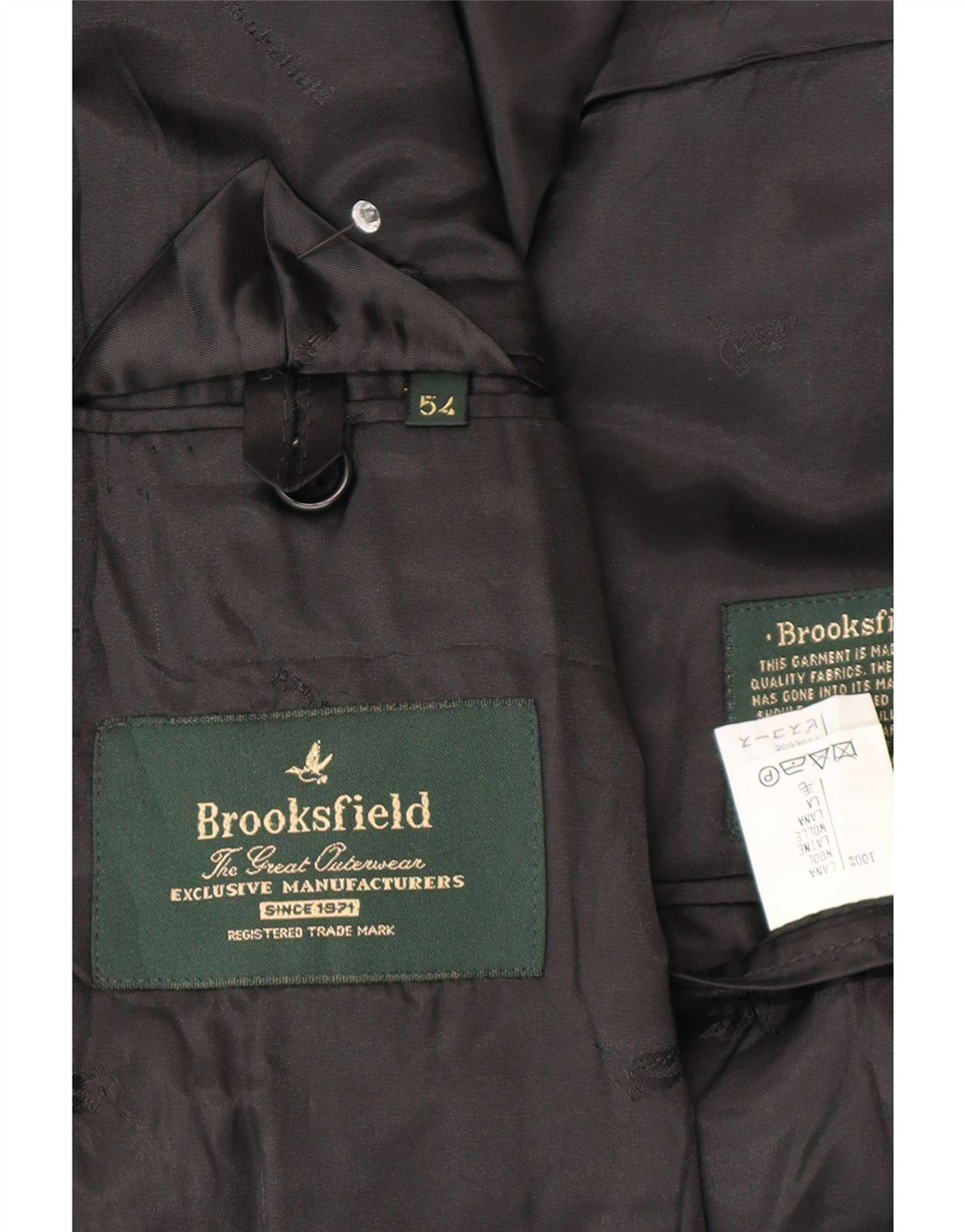 Jachetă Brooksfield pentru bărbați cu 3 nasturi IT 54 2XL Lână bleumarin