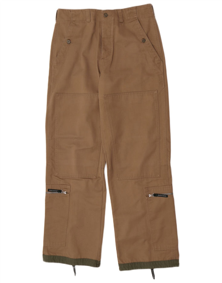 Pantaloni cargo drepti pentru bărbați Dockers Khakis L34 L34 poliester bej