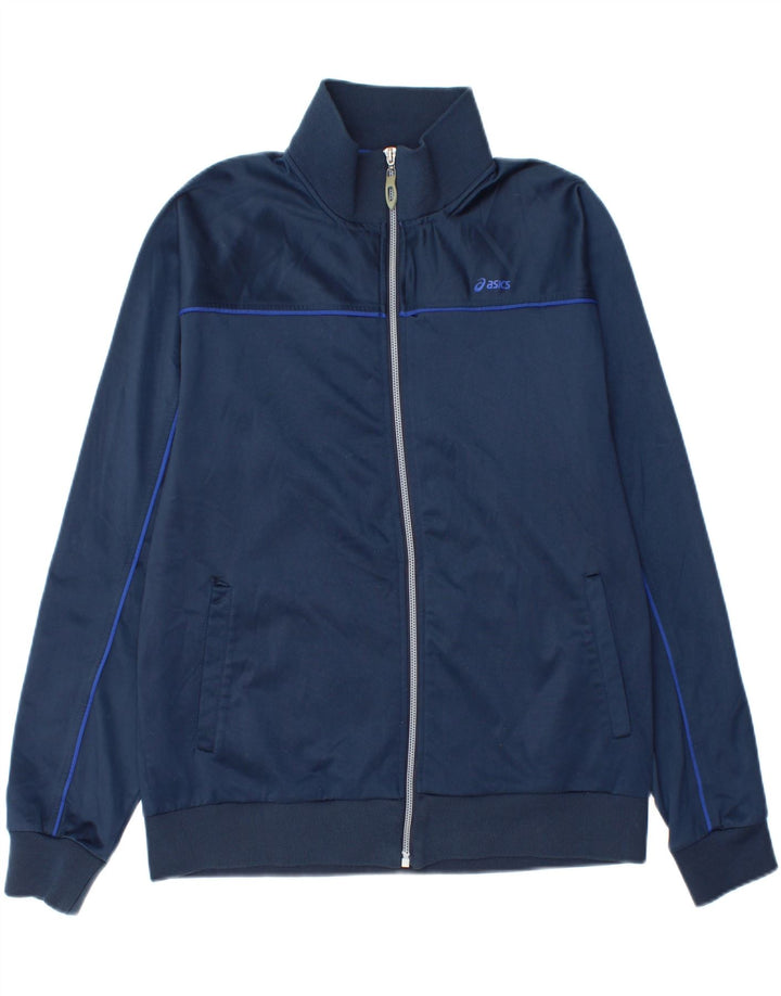 Jachetă de trening pentru bărbați Asics, XL, poliester bleumarin