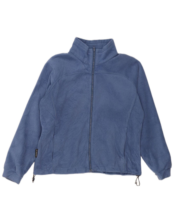 Jachetă fleece supradimensionată Columbia pentru femei UK 18 XL poliester albastru