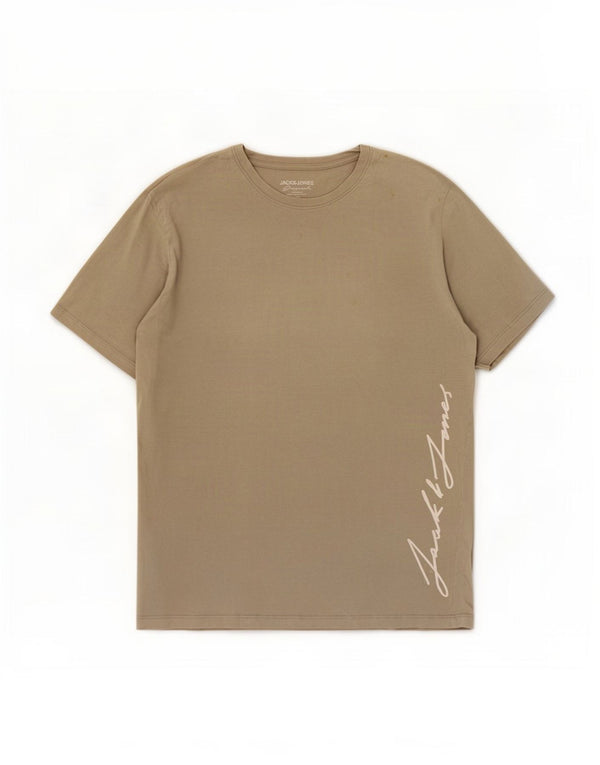 Tricou grafic Jack & Jones pentru bărbați Top XL bumbac gri