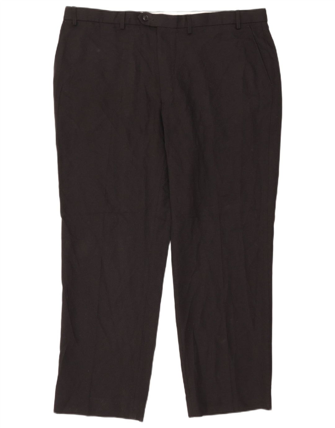 Marks & Spencer Pantaloni drepți pentru bărbați L42 L31 Poliester negru