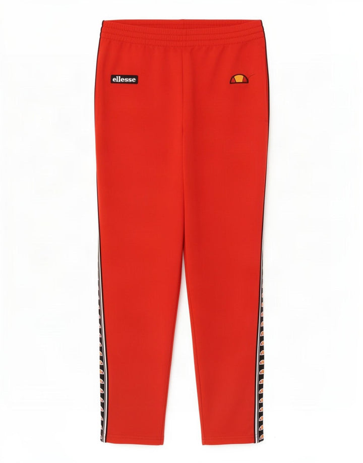 Pantaloni de trening cu grafică pentru bărbați Ellesse, roșu mediu, poliester color bloc