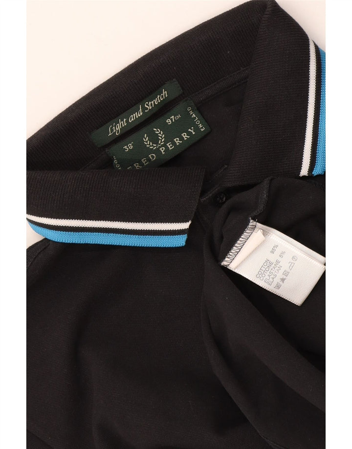 Cămașă polo Fred Perry pentru bărbați, bumbac cu dungi negre