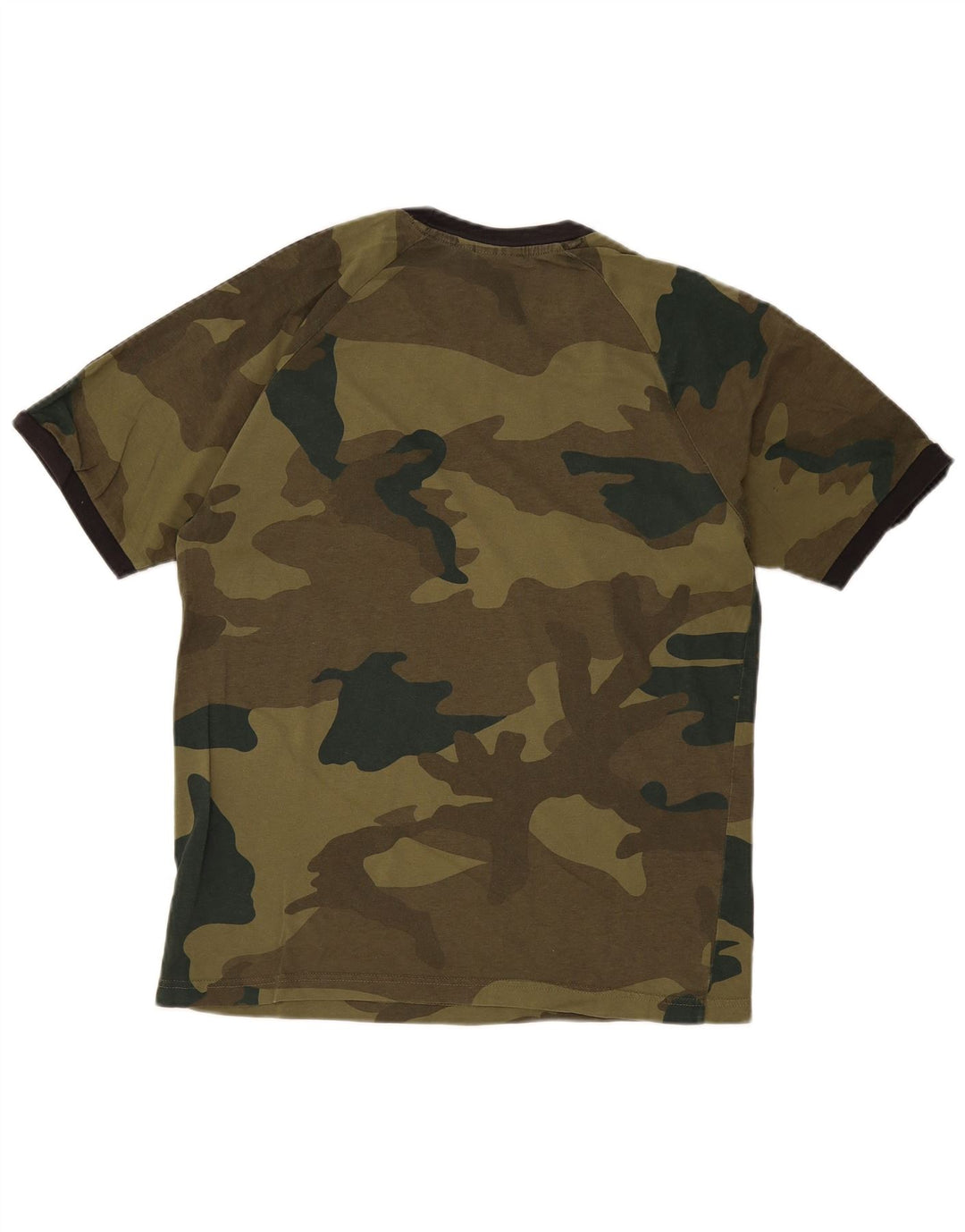Tricou pentru bărbați Adidas Top Mediu Kaki Camuflaj Bumbac