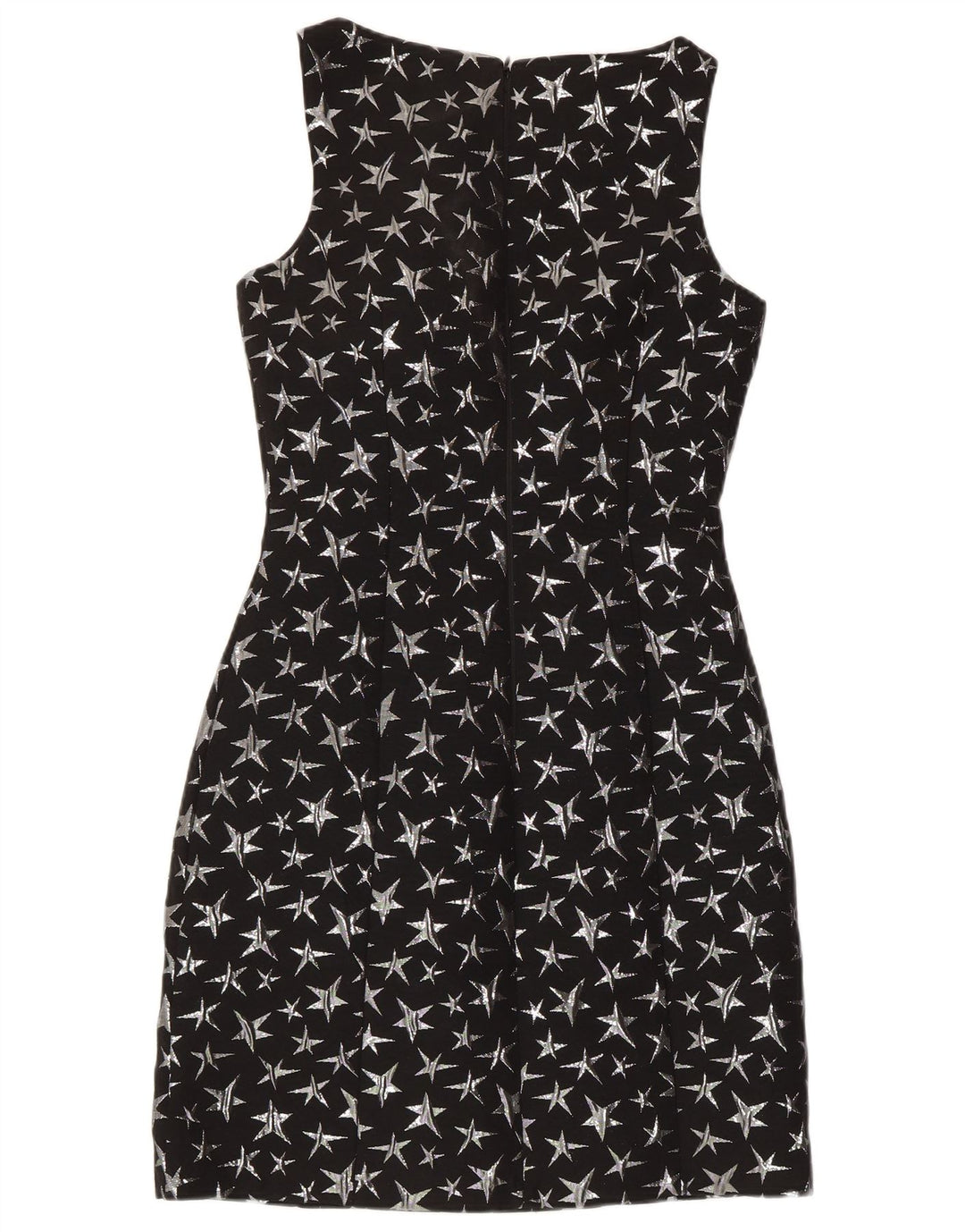 WAREHOUSE Rochie teacă cu model abstract pentru femei UK 8 Small Black
