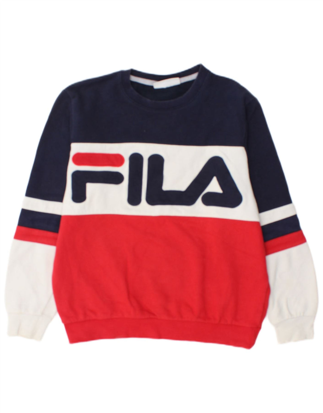 Pulover pentru bărbați Fila Graphic Pulover mic, multicolor, color block, bumbac