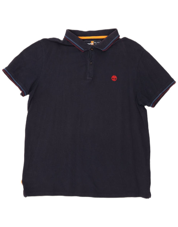 Cămașă polo Timberland Slim Fit 2XL, bumbac bleumarin