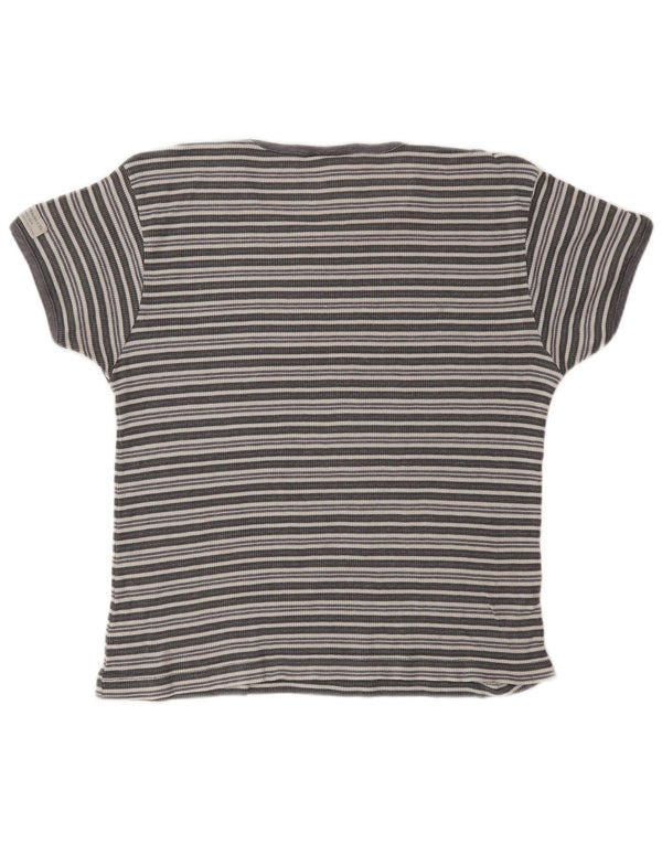 Tricou Crop Levi's Fete Top 14-15 Ani XL Gri cu dungi