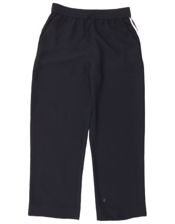 Whistles Pantaloni de trening pentru femei UK 12 Medium Bleumarin Poliester cu dungi