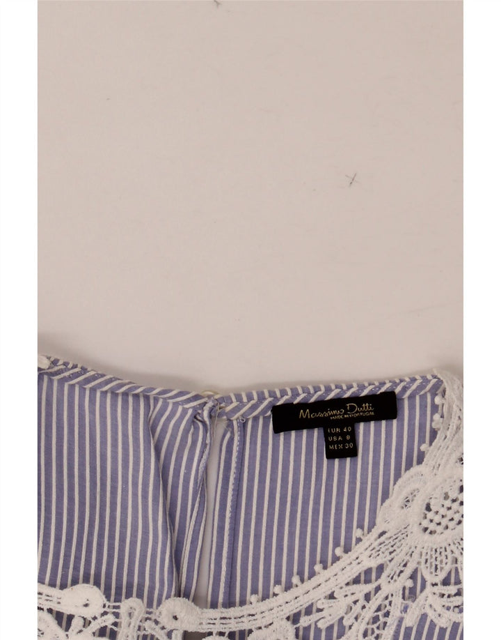 Bluză fără mâneci pentru femei MASSIMO DUTTI EU 40 Medium Blue Dunge