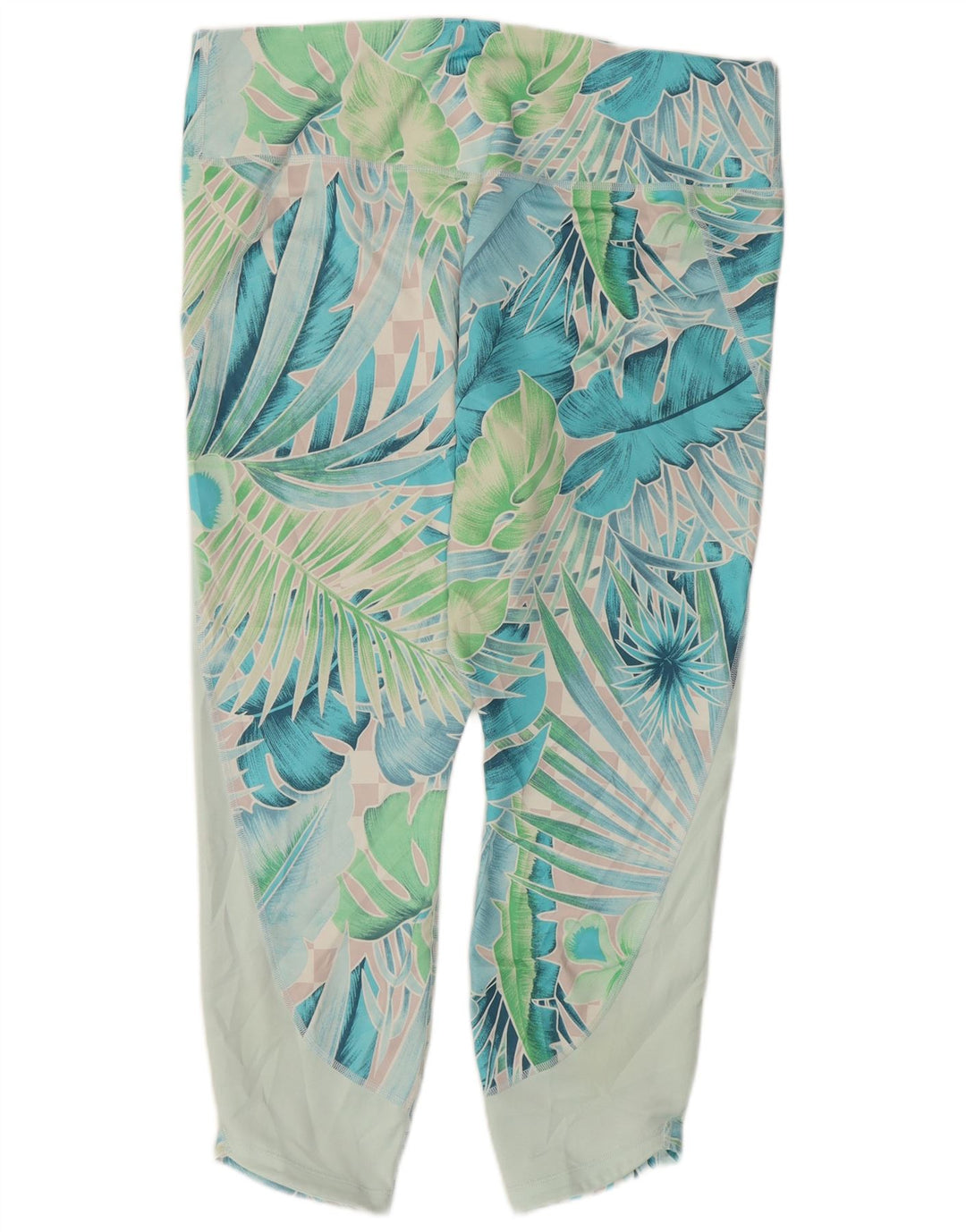 Leggings Capri Nike pentru femei UK 20 2XL Verde Floral