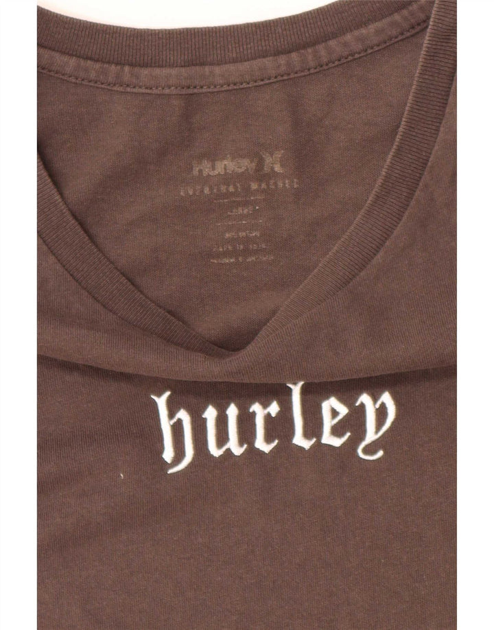 Tricou grafic pentru bărbați Hurley Top mare maro